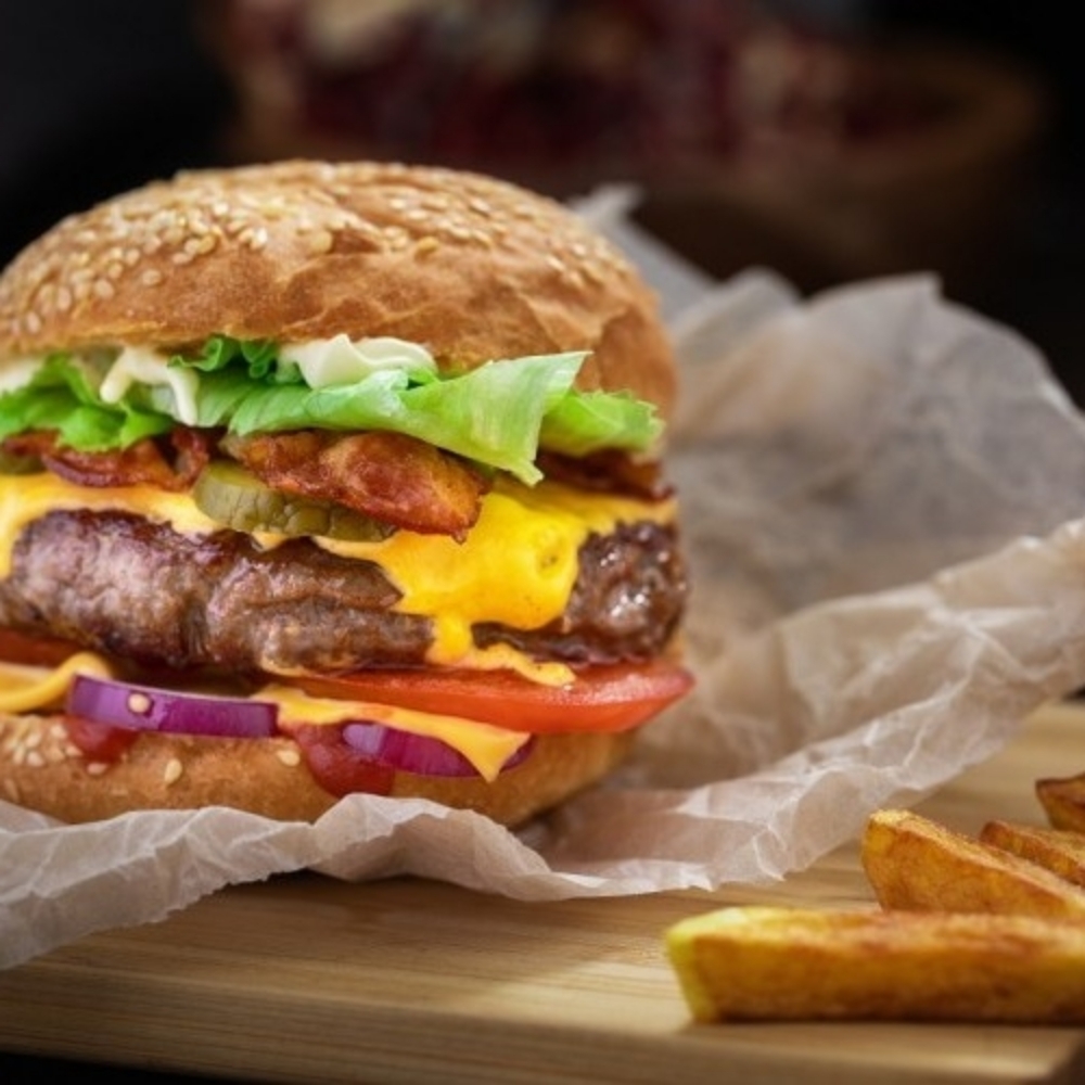 Cheeseburger Et (130 gr)
