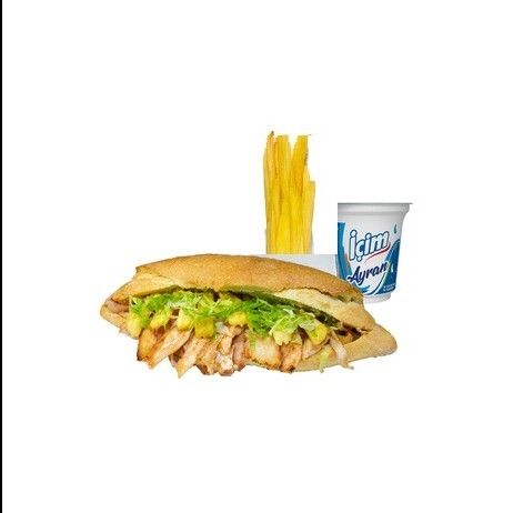 Sandviç Döner + Ayran + Patates