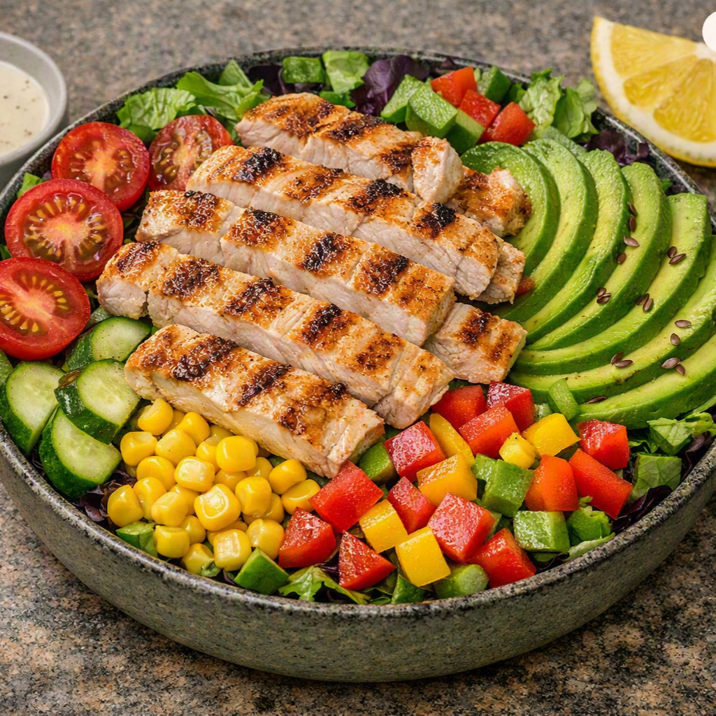 Izgara Tavuklu Salata