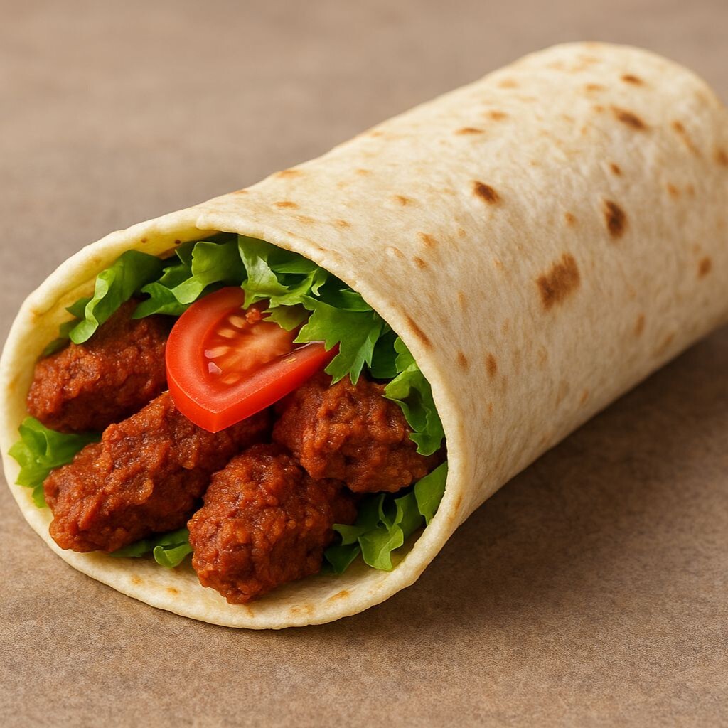 2 Adet Burrito Çiğköfte Dürüm (160 gr) & Coca-Cola (1 L.)