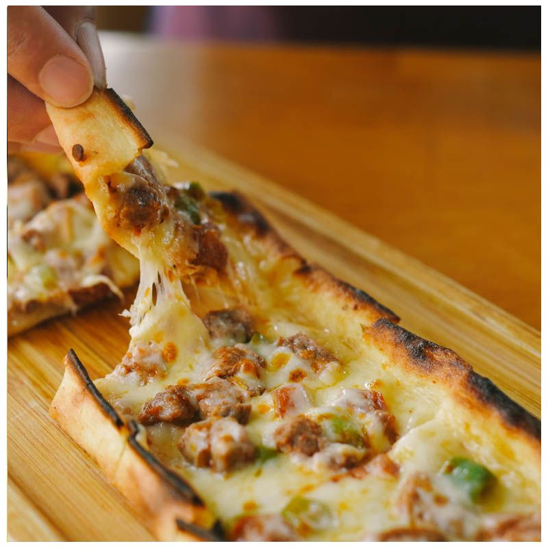 Kuşbaşılı Pide (Açık)