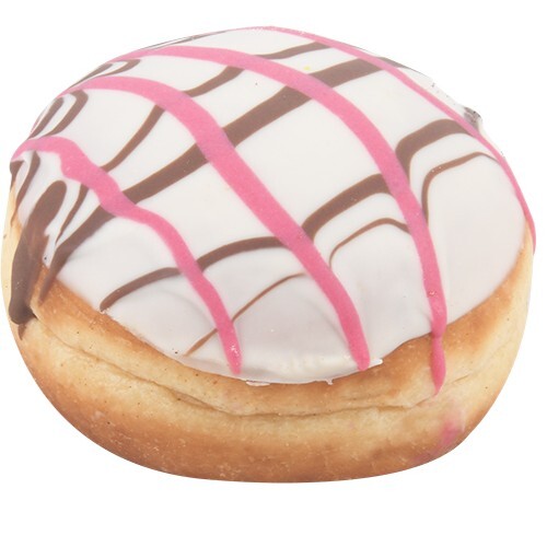 Vanilya Kaplı Ahududulu Donut (Adet)