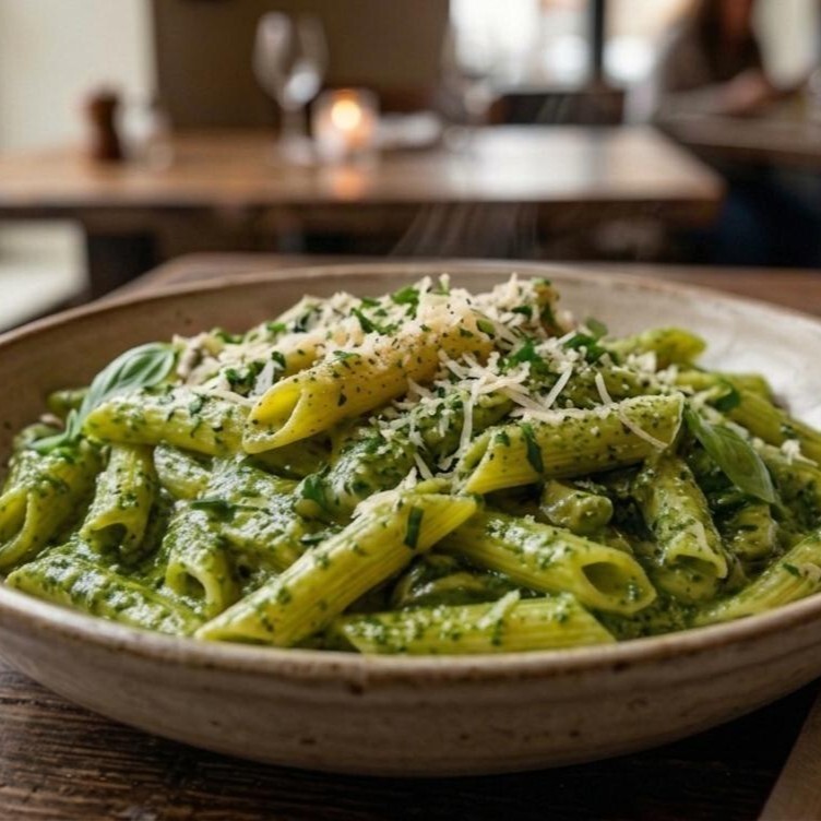 Pesto Soslu Makarna