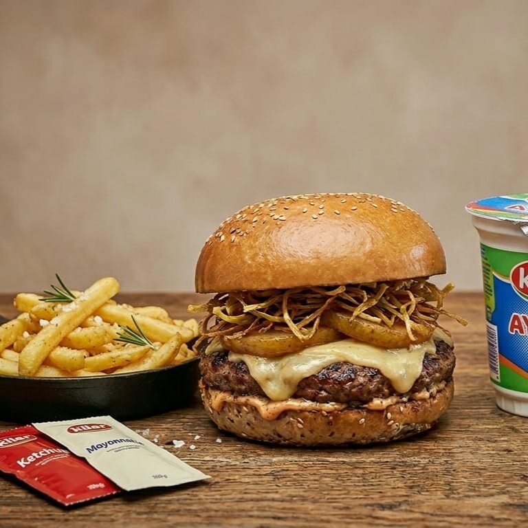 Barbekü Burger & Küçük Ayran Menü