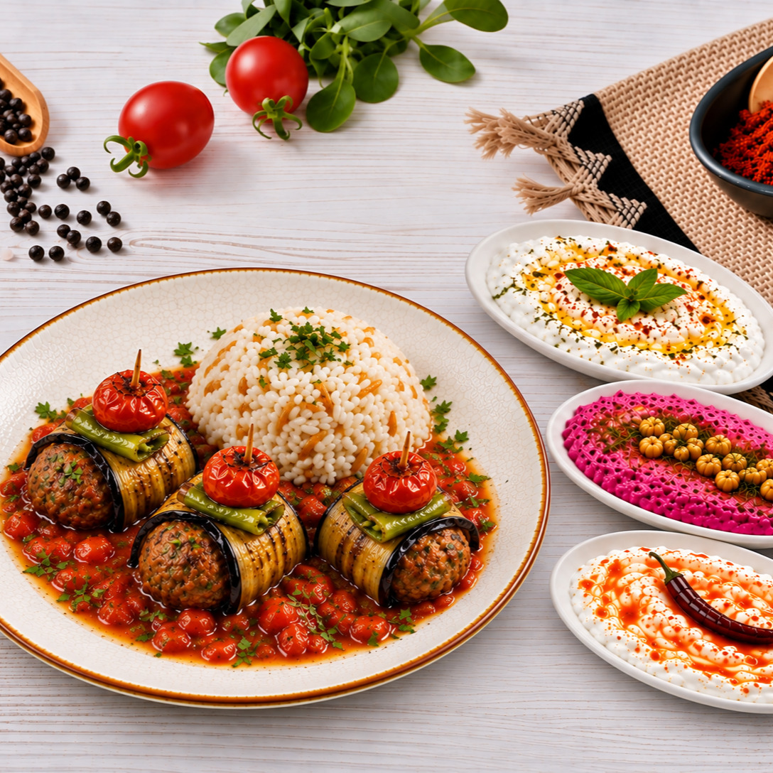 Etli Yemekler + Mezeni 1 Tl'ye Ekle