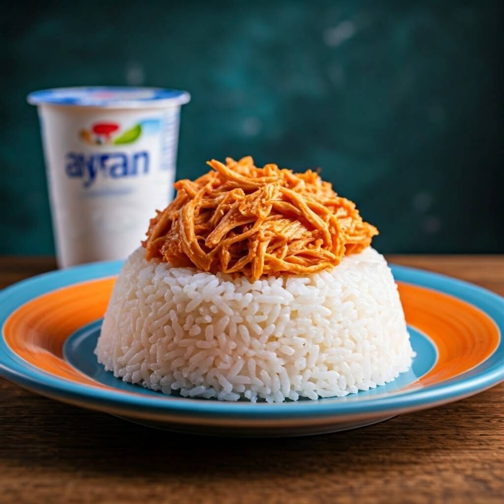 Sporcu Pilavı+ Eker Tombul Ayran