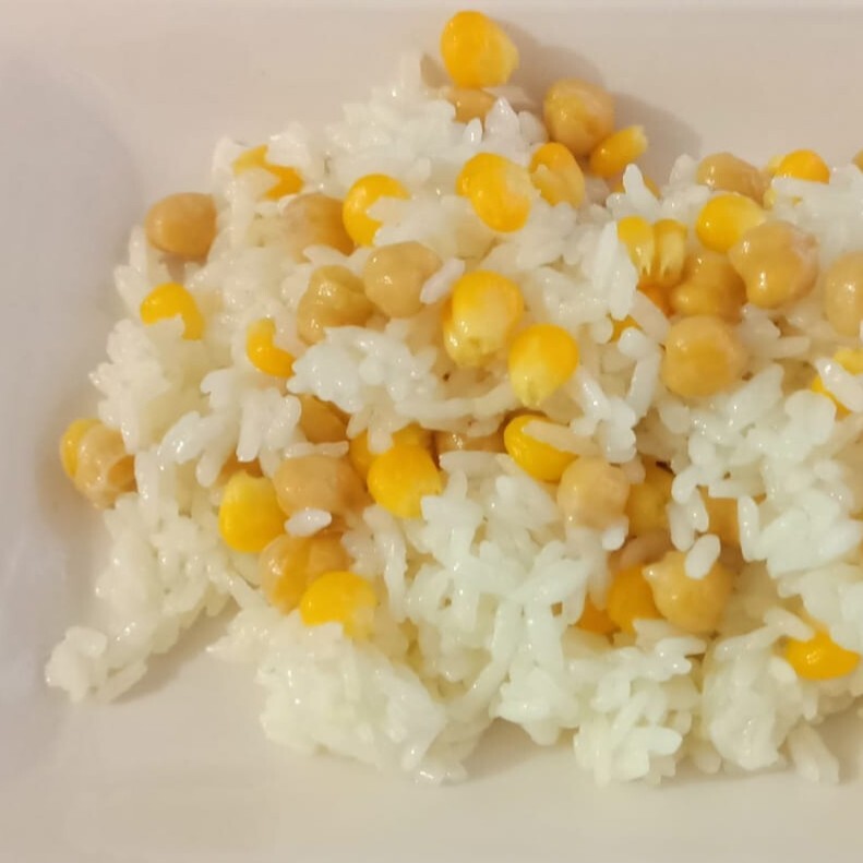 Double Mısırlı Nohutlu Pilav