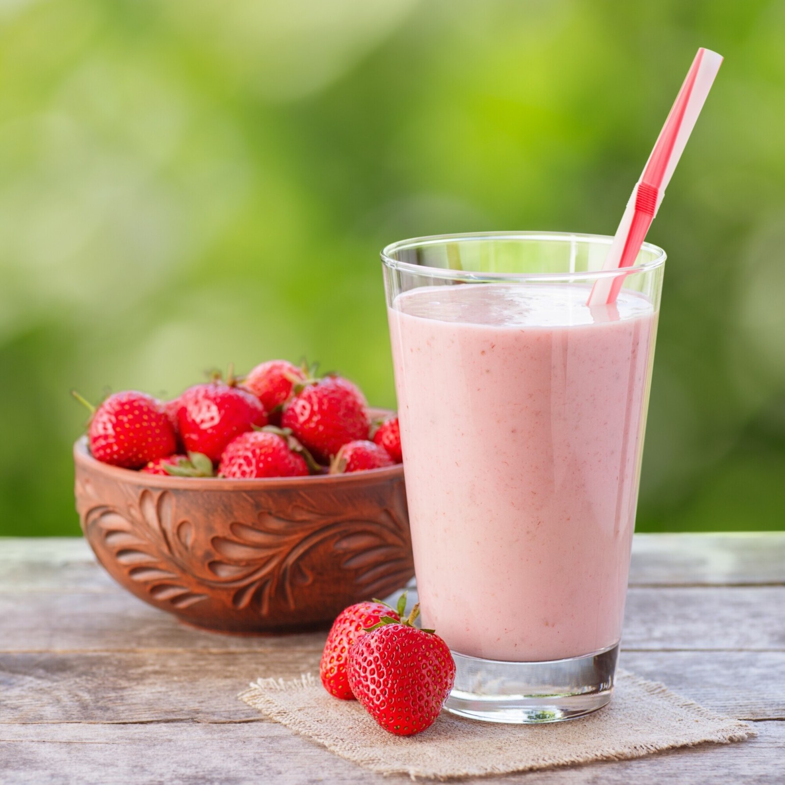 Çilekli Milkshake