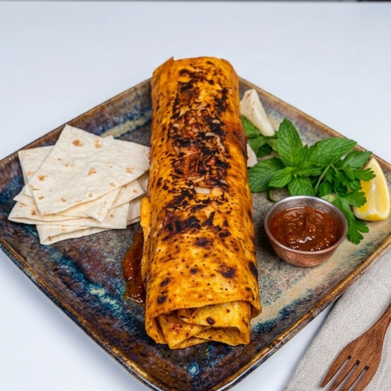 M Özel Soslu Döner Dürüm