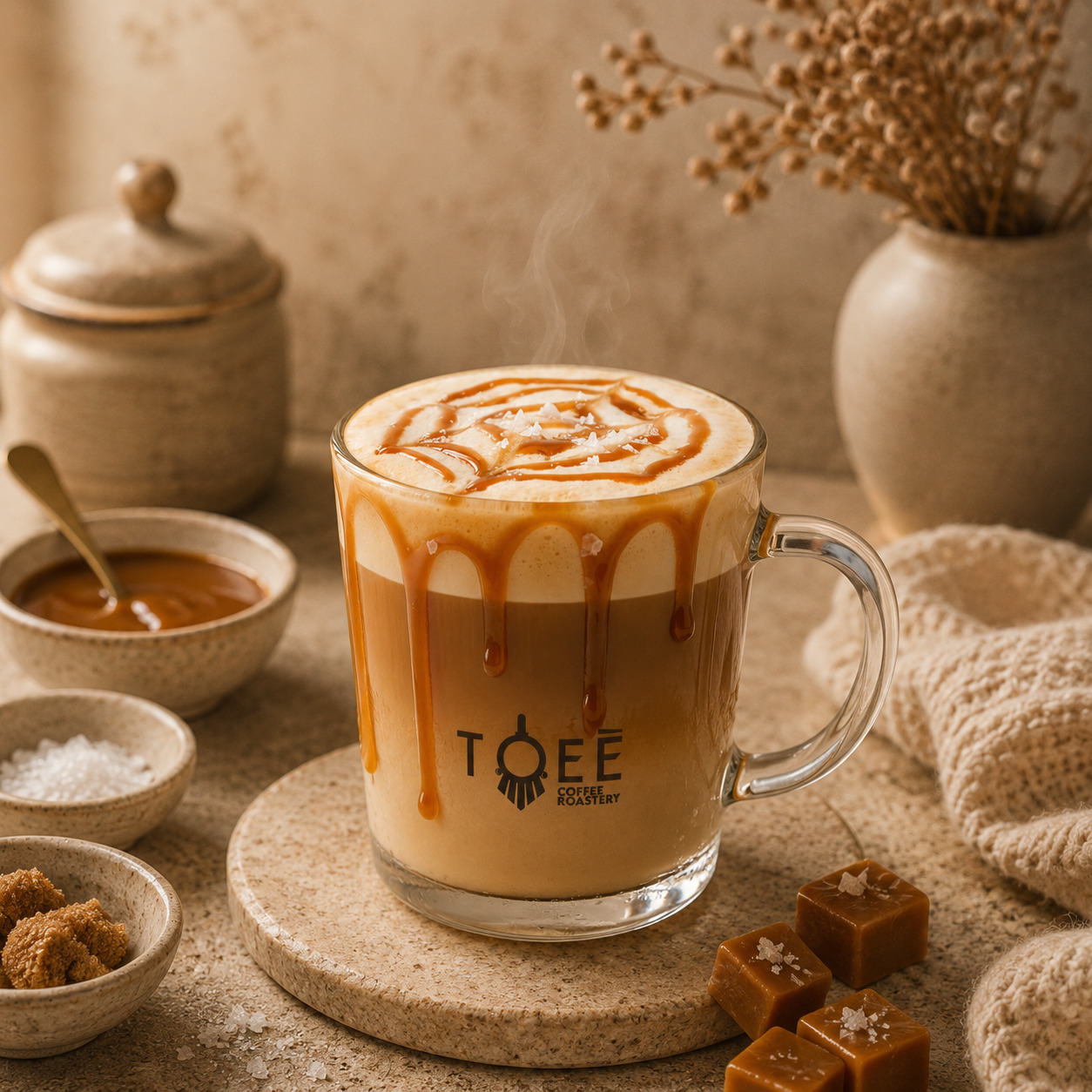 Salted Caramel Latte (16 oz)