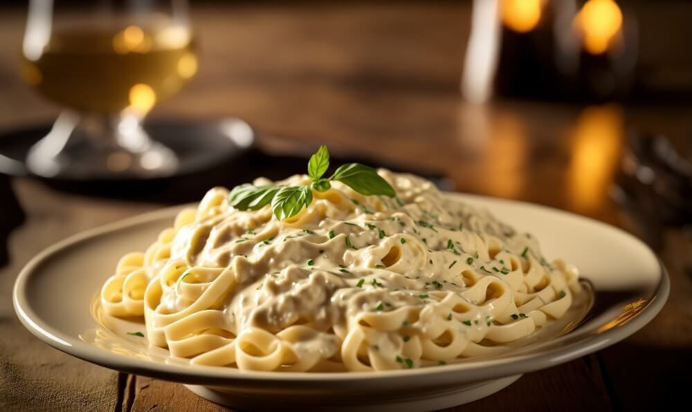 Fettuccine alfredo