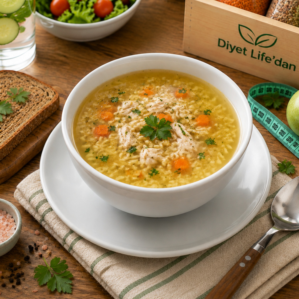 Diyet Life'dan Tavuk Suyu Çorbası