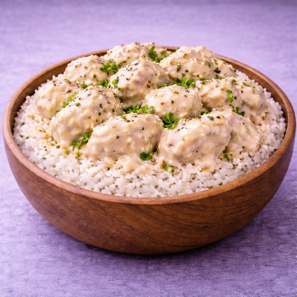 Cheese Cream Soslu Tavuklu Pilav