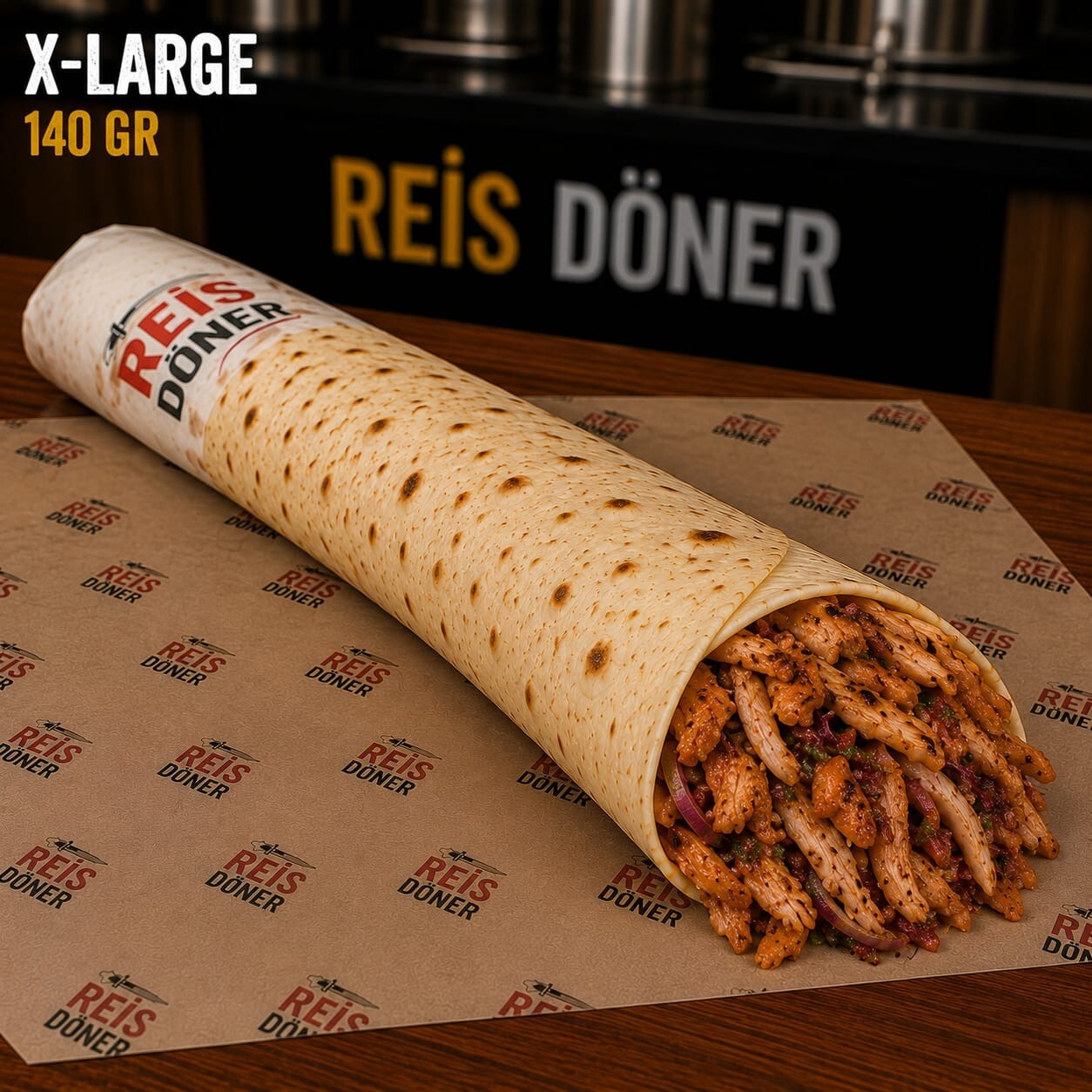 X - Large Hatay Soslu Dürüm