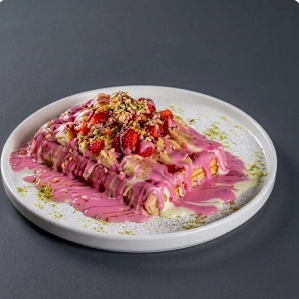 Frambuaz'lı Tutku Waffle (XL)