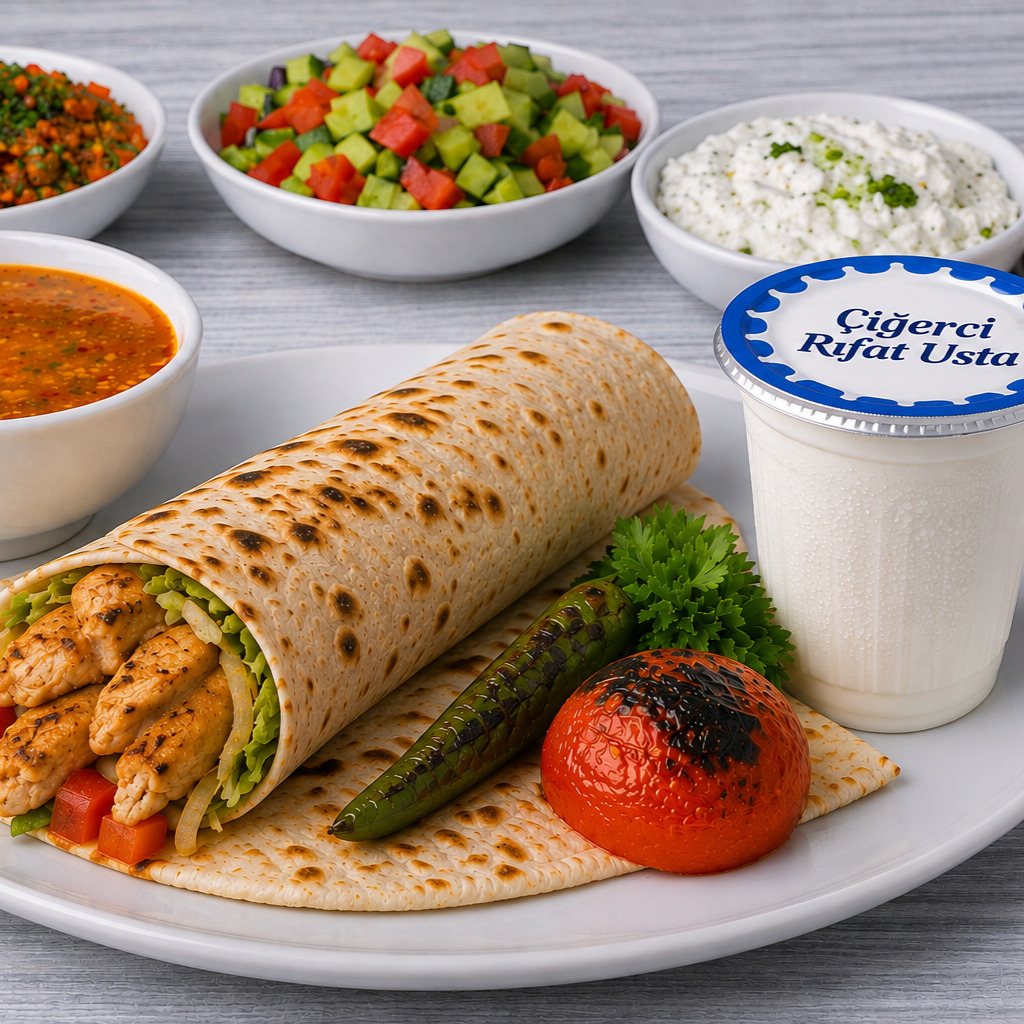 Tavuk Dürüm + Büyük Ayran