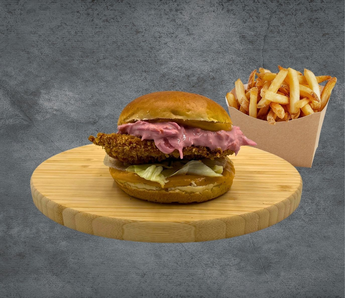 Coleslaw Tavuk Burger Menü