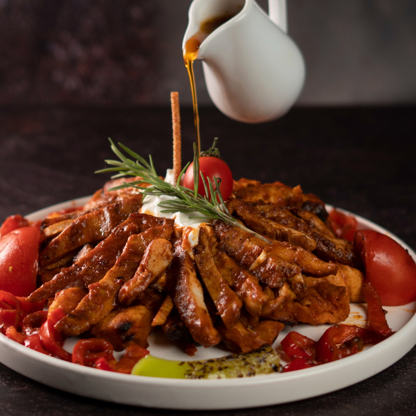 Tavuklu Çökertme Kebabı