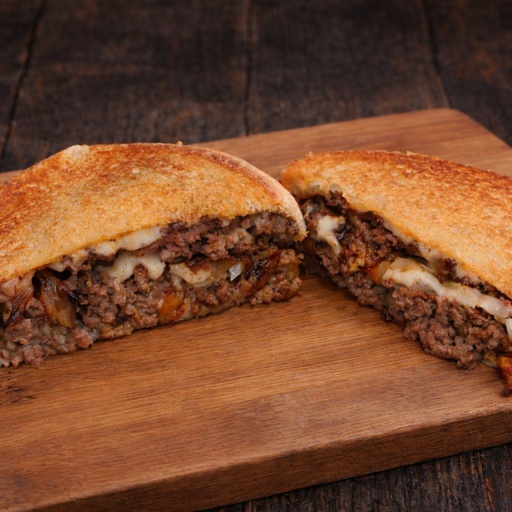 Kavurmalı Kaşarlı Tost