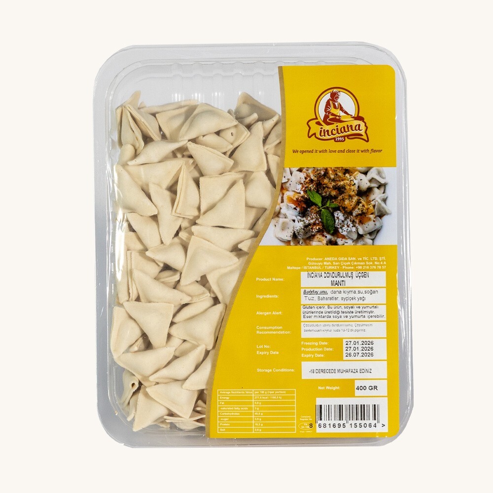 250 Gr İnci Ana Üçgen Mantı