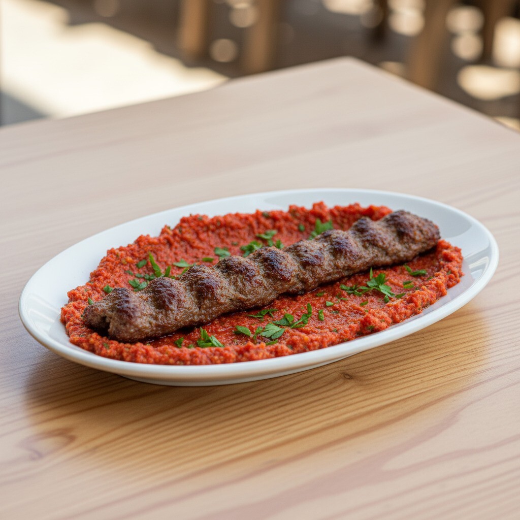 Altı Ezmeli Kebap Şişten