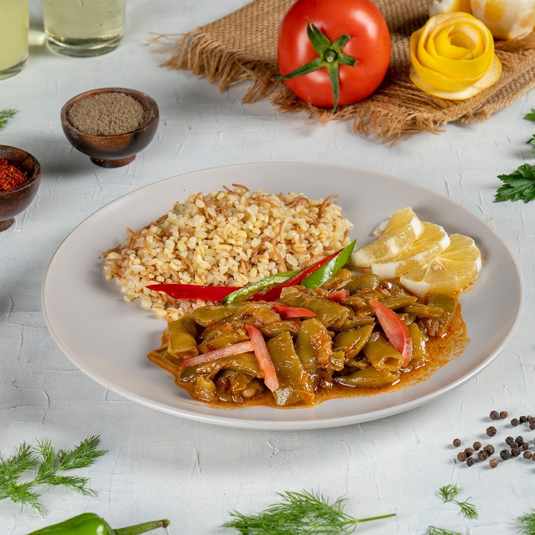 Taze Fasulye & Bulgur Pilavı 500 GR.