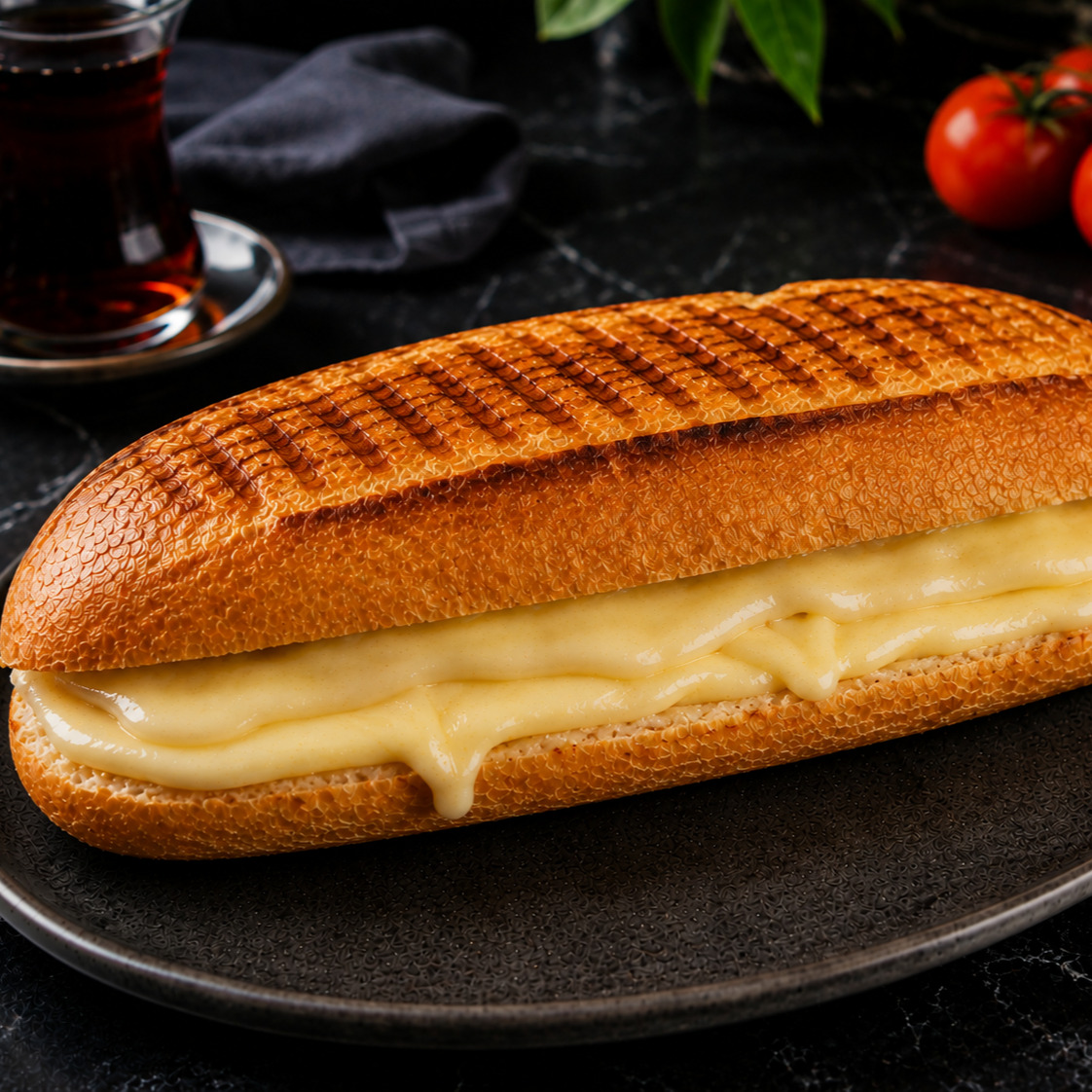 Tam Ekmek Çift Kaşarlı Tost