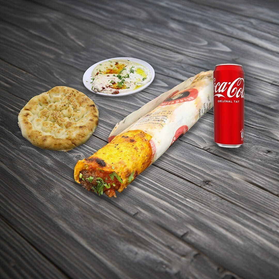 Coca Cola Doyuran Tavuk Şiş Dürüm