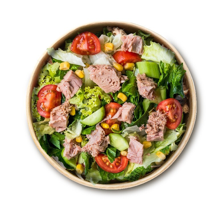 Ton Balıklı Peynirli Akdeniz Salata