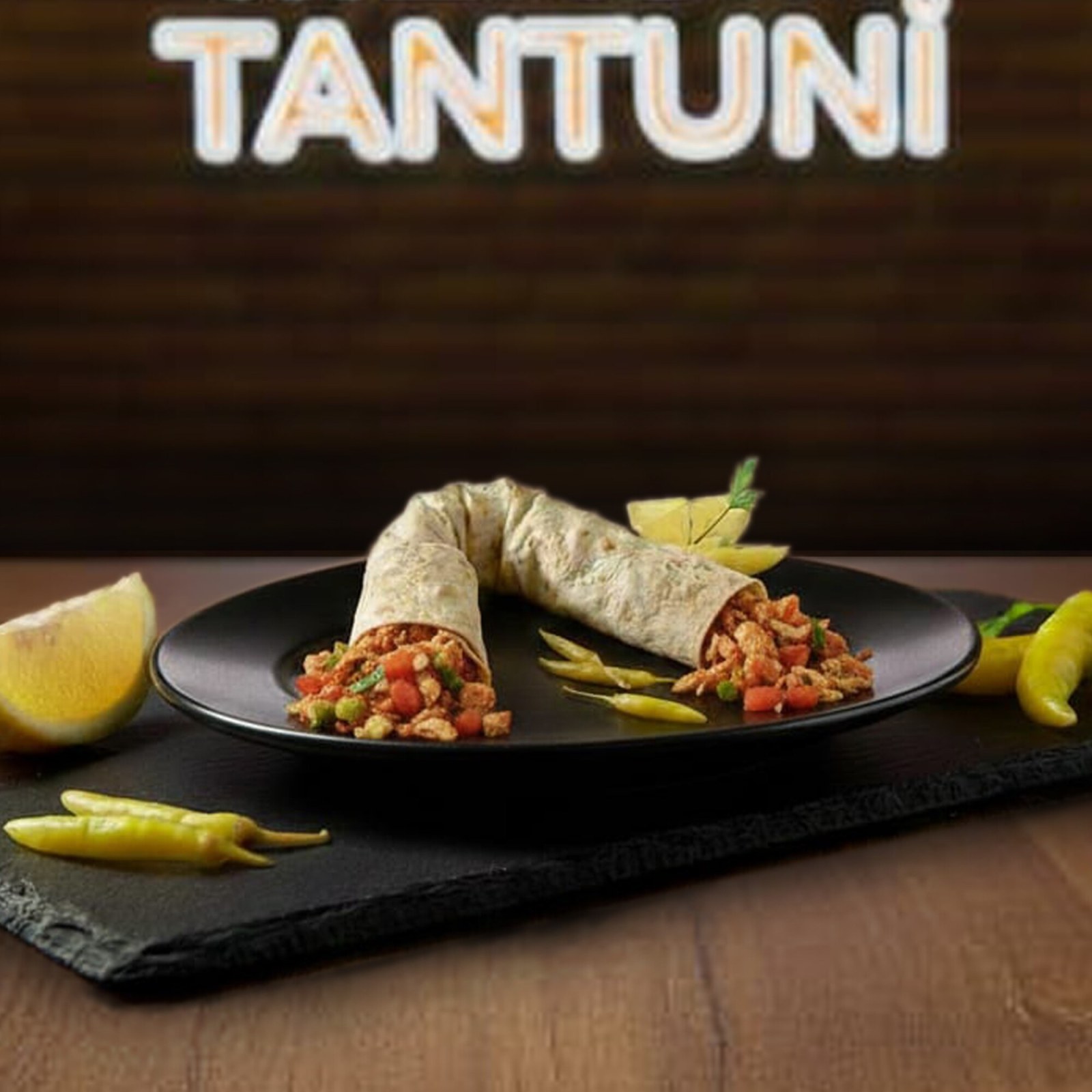 Cheddar soslu Tavuk Tantuni Dürüm