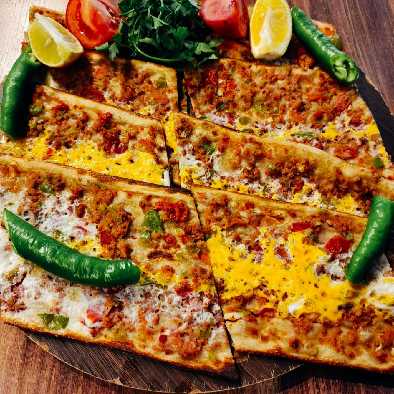Kıymalı Yumurtalı Pide