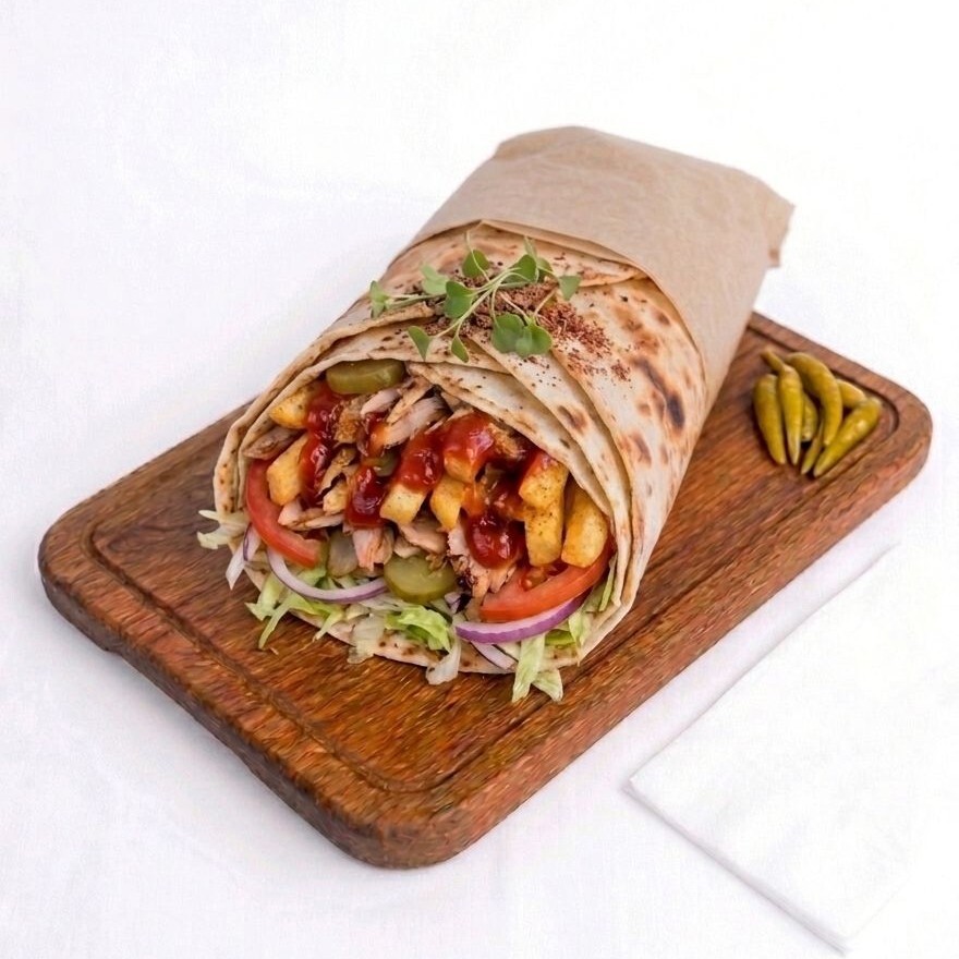 Baba Tavuk Döner Dürüm (140-150 Gr)