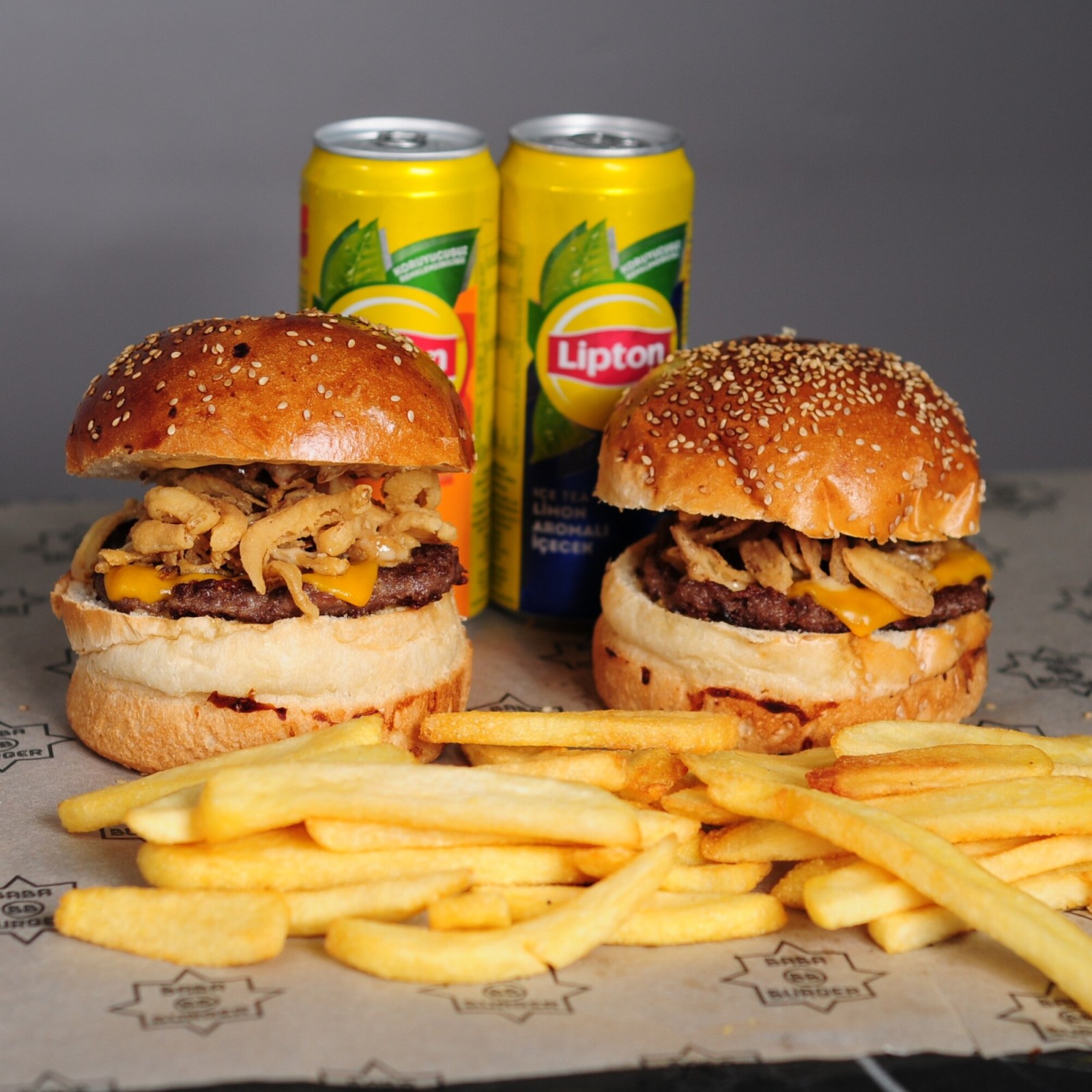 2'li Baba Burger Menü