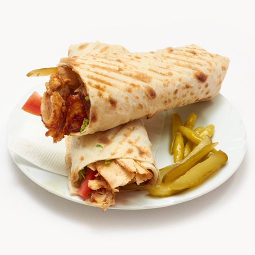 Tavuk Döner Dürüm. Eski usul