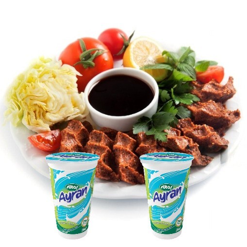 Çiğ Köfte 600 Gr Ayran Menü(az acılıdır)