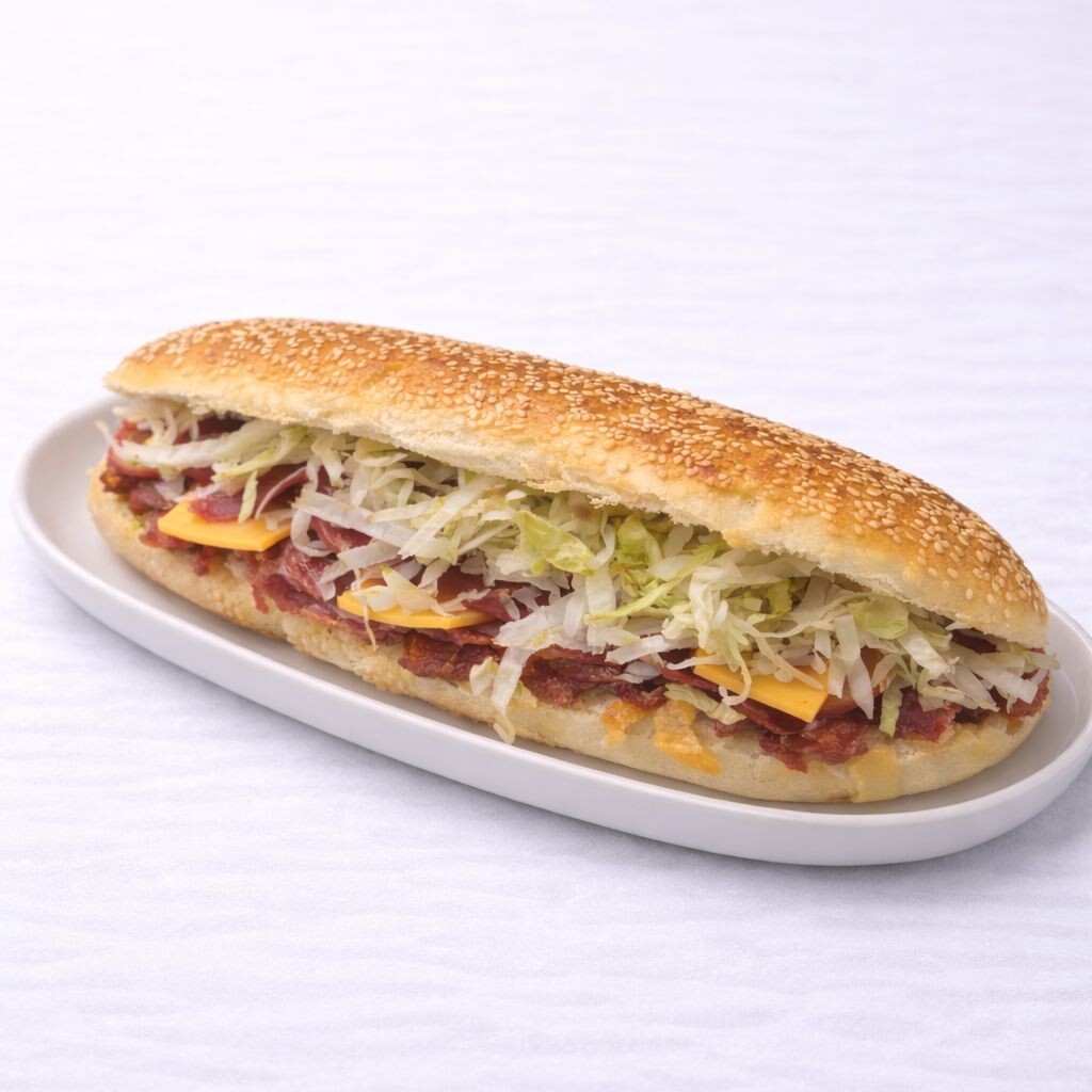 Pastırmalı Cheddarlı Sandviç