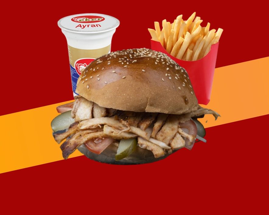 Alfa Tavuk Döner Burger Menü