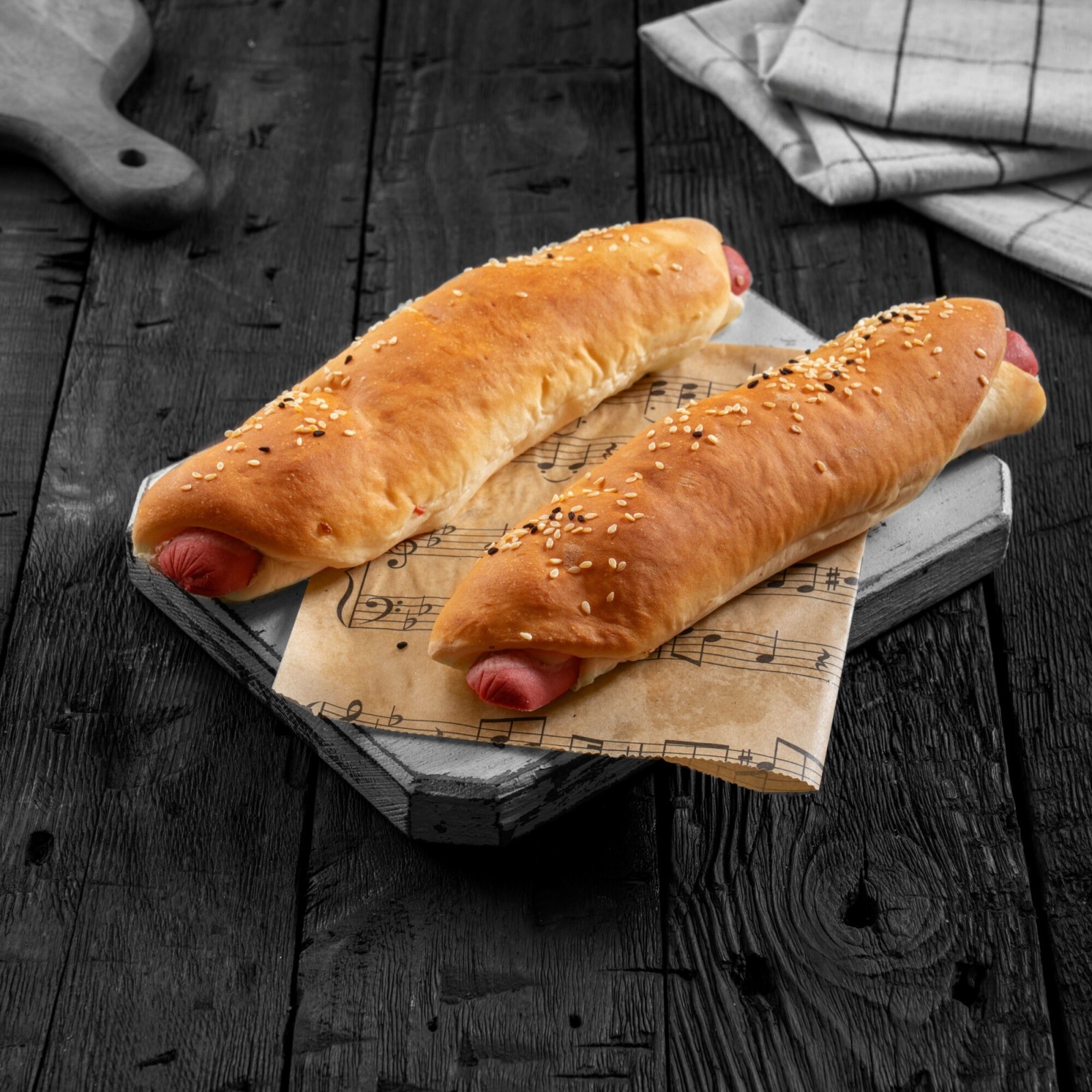 Sosisli Kaşarlı Pide