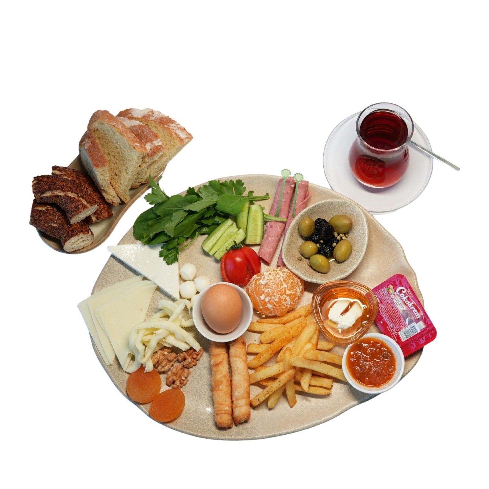 Zengin Kahvaltı Tabağı