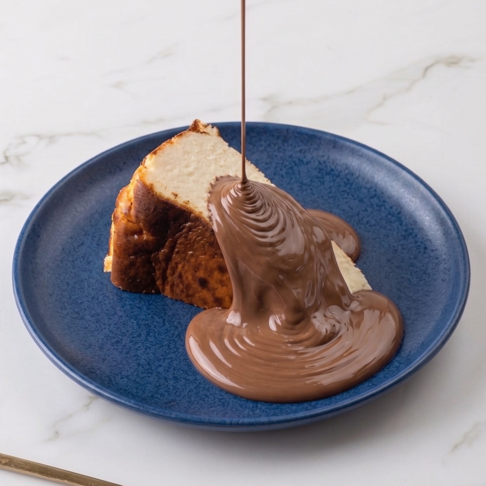 Belçika Çikolatalı San Sebastian Cheesecake