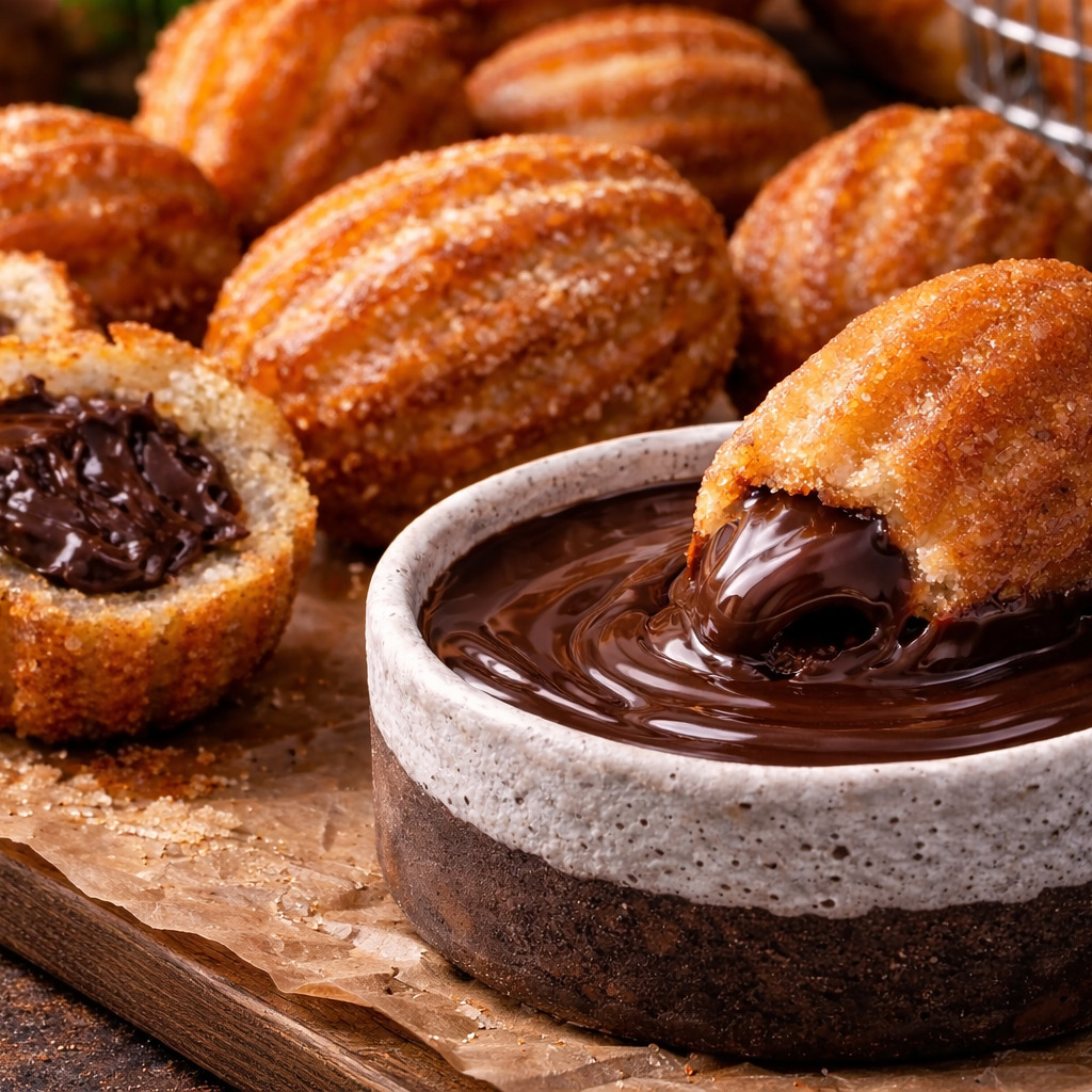 Çikolata Dolgulu Mini Churros ( 5 Adet )