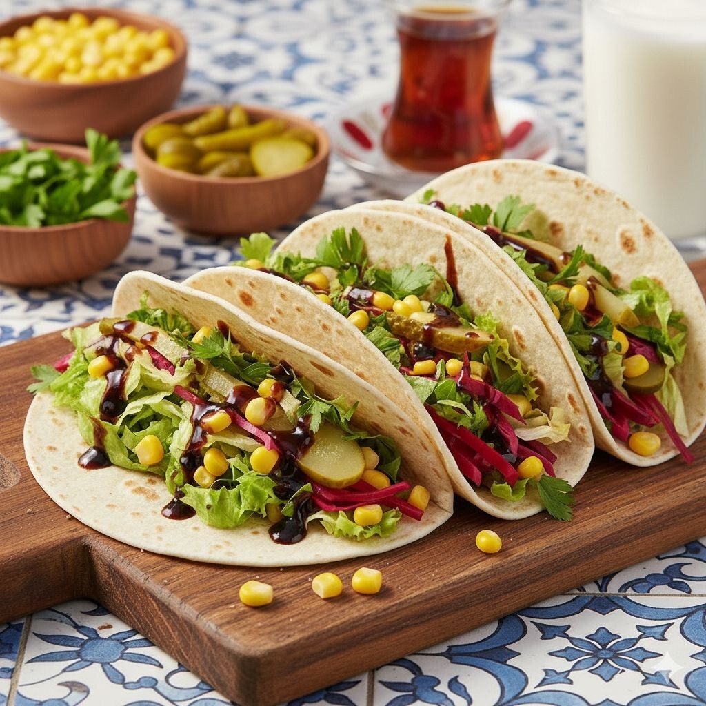 Taco Çiğköfte (4 Adet) & Coca-Cola (33 cl.)