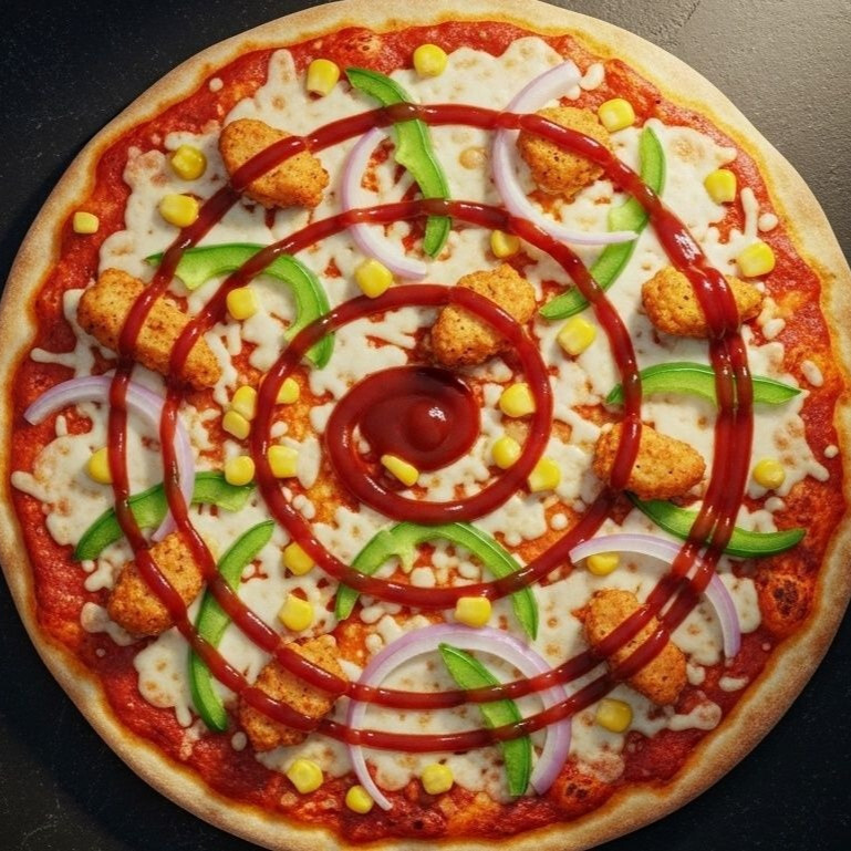 Bbq Tavuklu Orta Boy Pizza