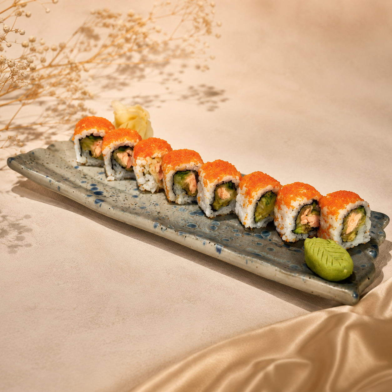 Sake Tempura Roll