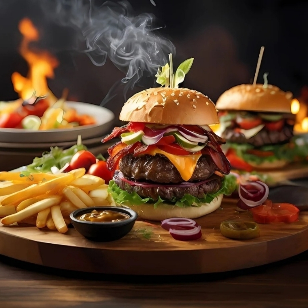 2'li Cheese Burger Menü