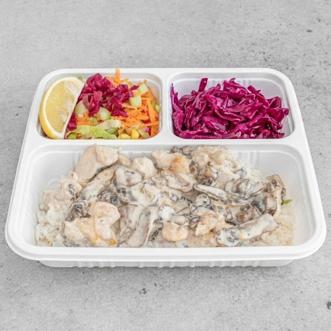 Kremalı Mantarlı Tavuklu Pilav