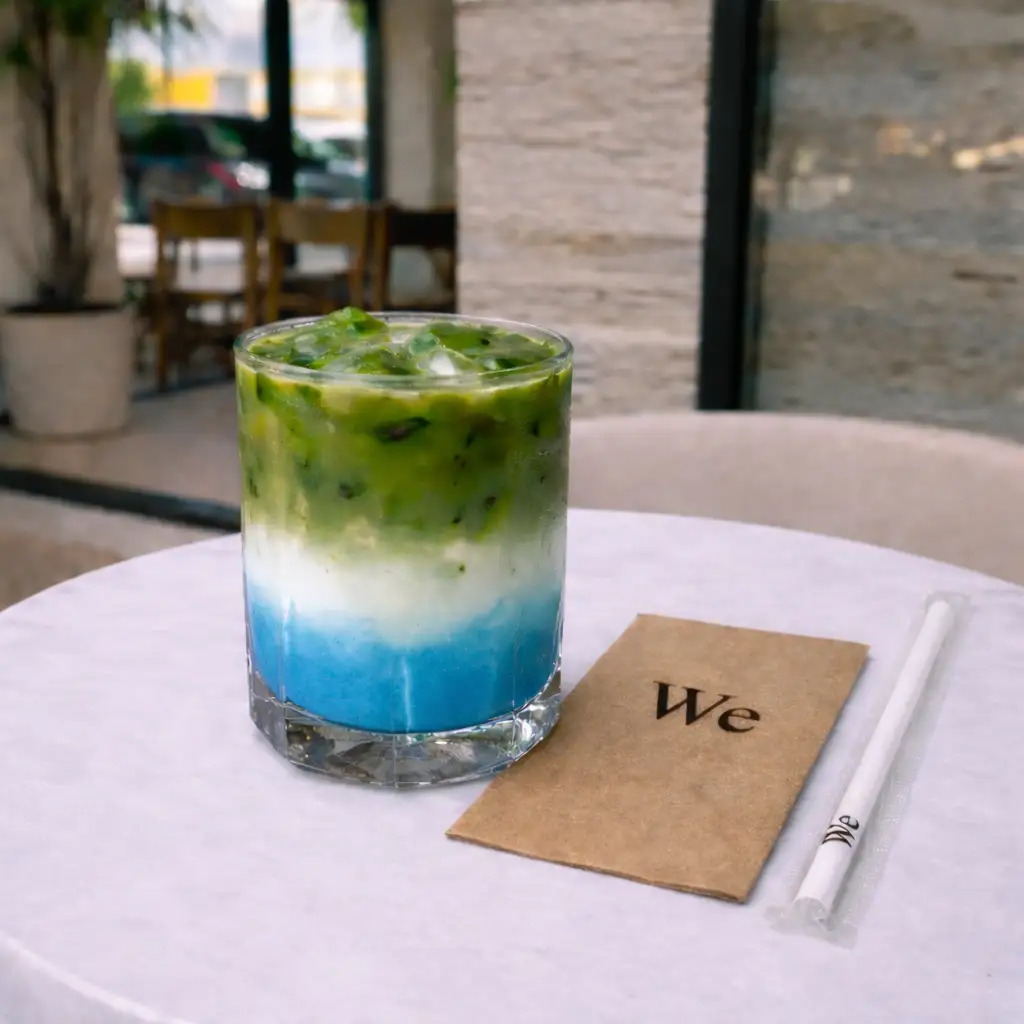 Ice Blue Matcha Latte