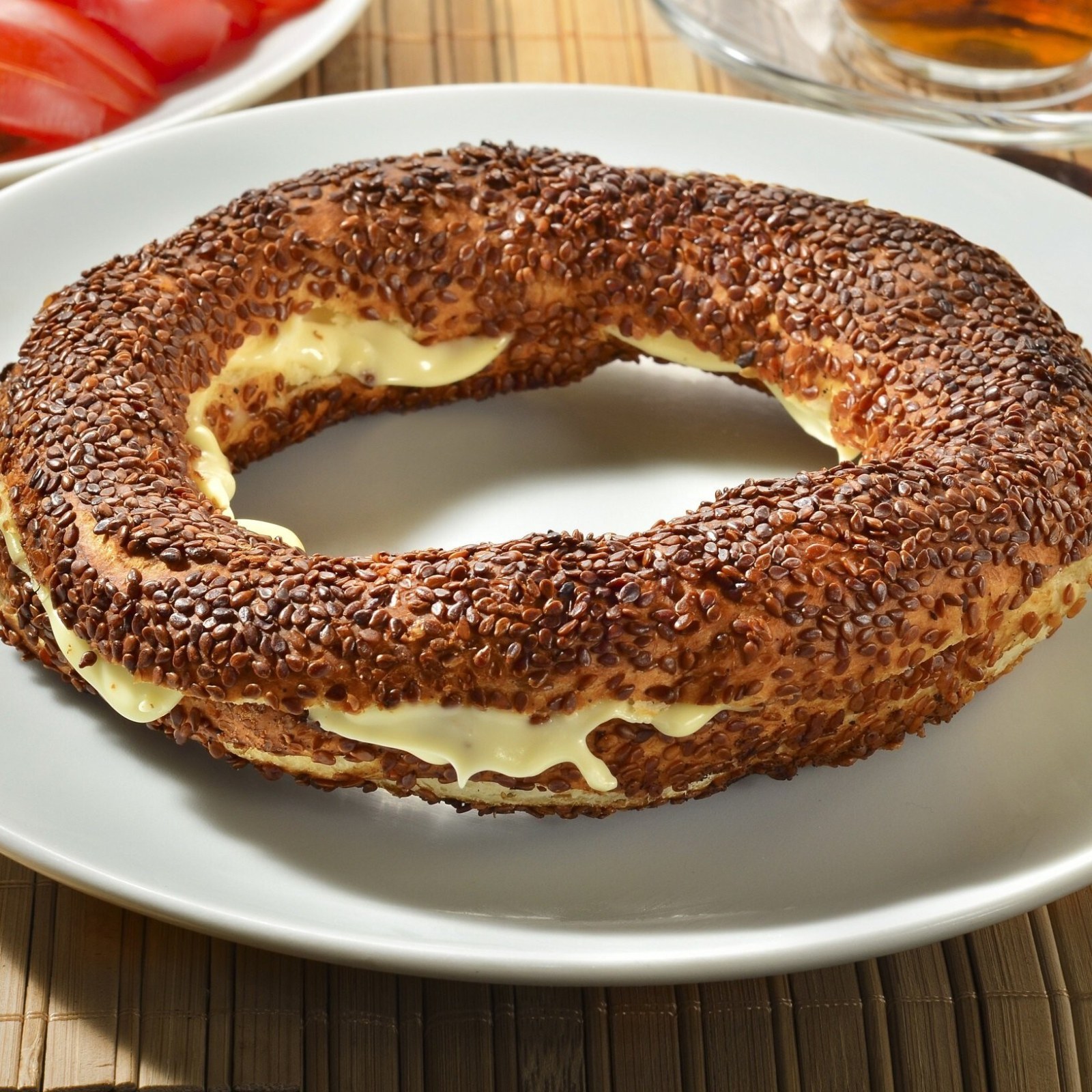 Krem Peynirli Simit