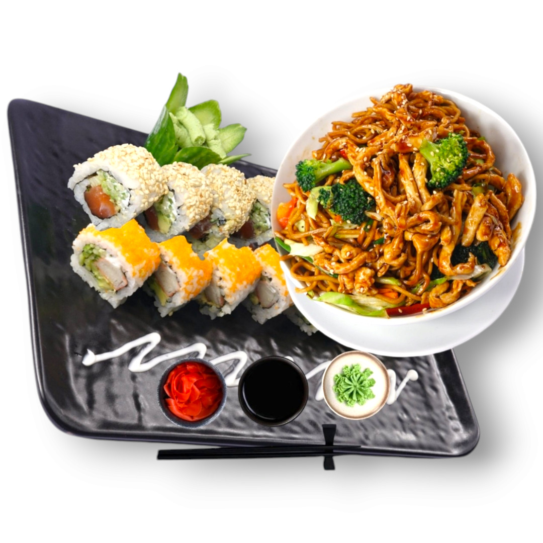 Noodle & Sushi Menü 4
