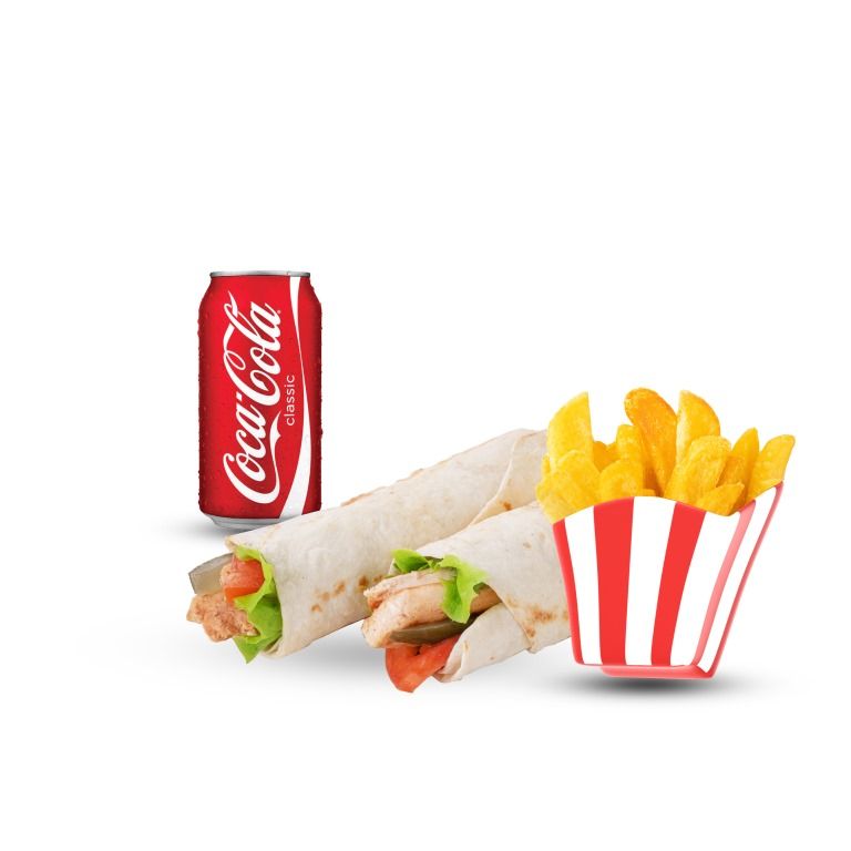 2'li Tavuk Burger Menü
